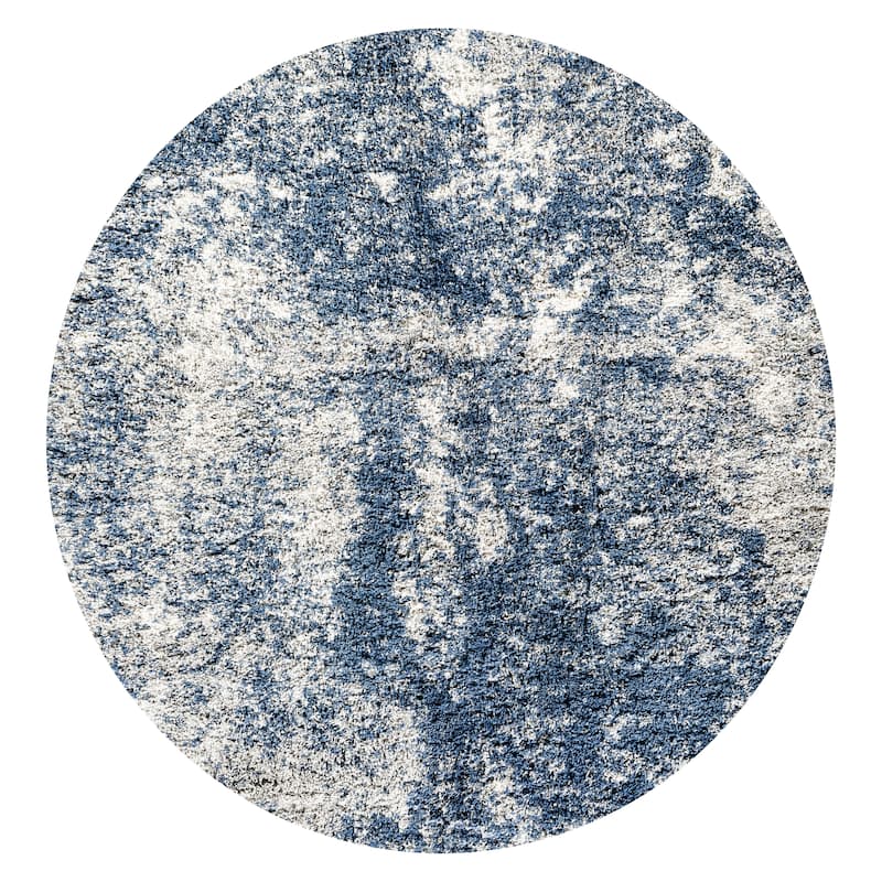 Noori Rug Lux Juno Abstract Modern 2-inch Thick Shag Rug