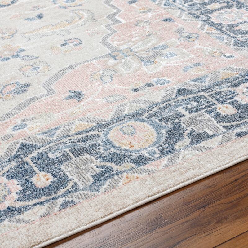 Livabliss Santana Traditional Machine Washable Area Rug