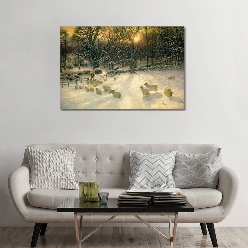 iCanvas "The Shortening Winter's Day is Near a Close " by Joseph Farquharson Canvas Print - 32x48x1.5