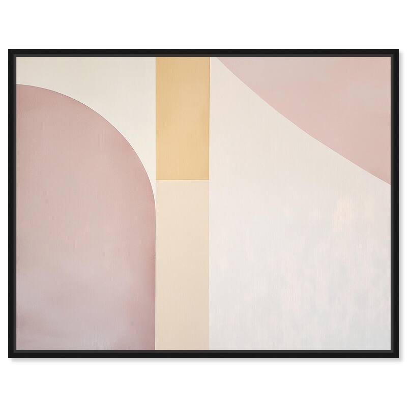 Gentle Color Strength I Canvas by Art Remedy - Black - 30" x 24"