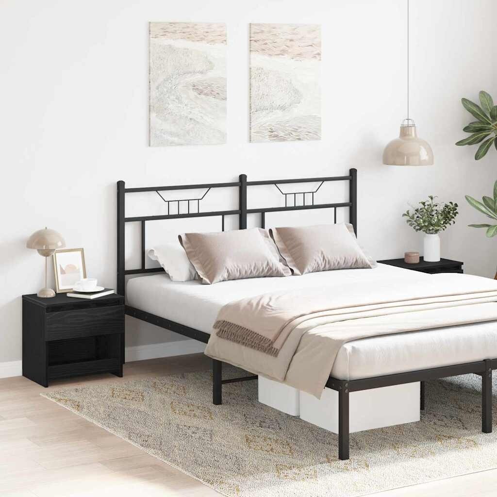 vidaXL Bedside Cabinet Engineered wood