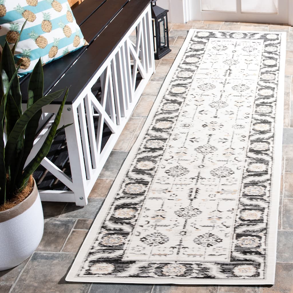 SAFAVIEH Sunrise Racha Indoor /Outdoor Waterproof Rug - 2' x 8' Runner