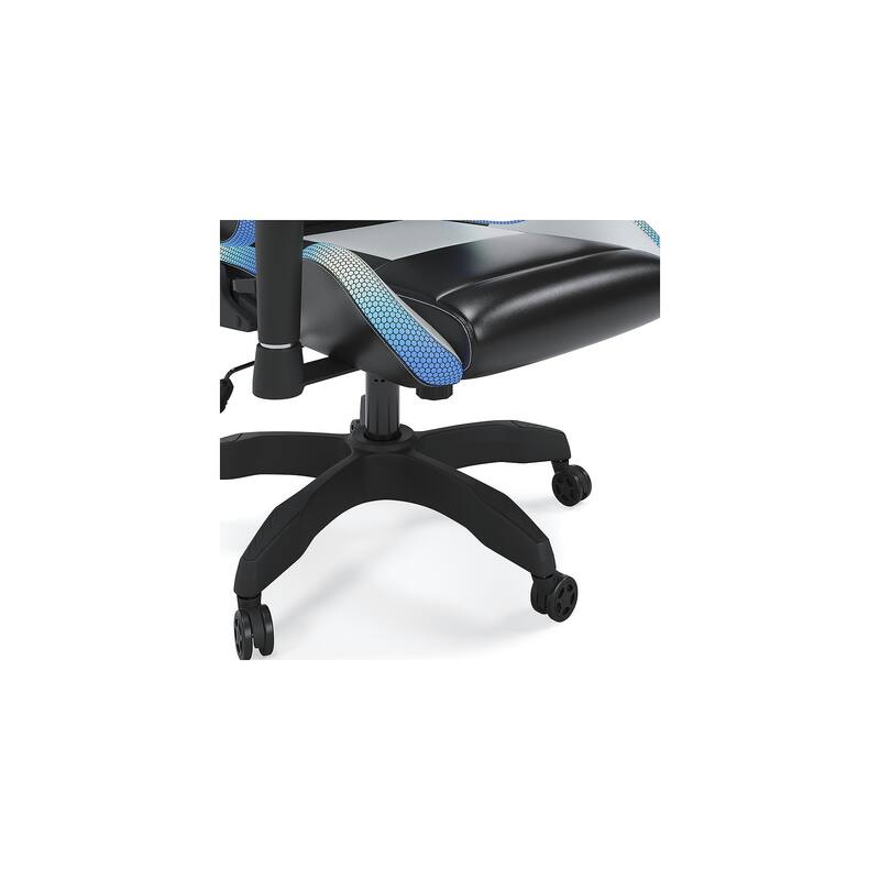 Signature Design by Ashley Lynxtyn Black/Gray Home Office Swivel Desk Chair