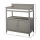 preview thumbnail 2 of 0, Emery 38" Wide Modern Style Wood Changer with Door/Pad, Gray