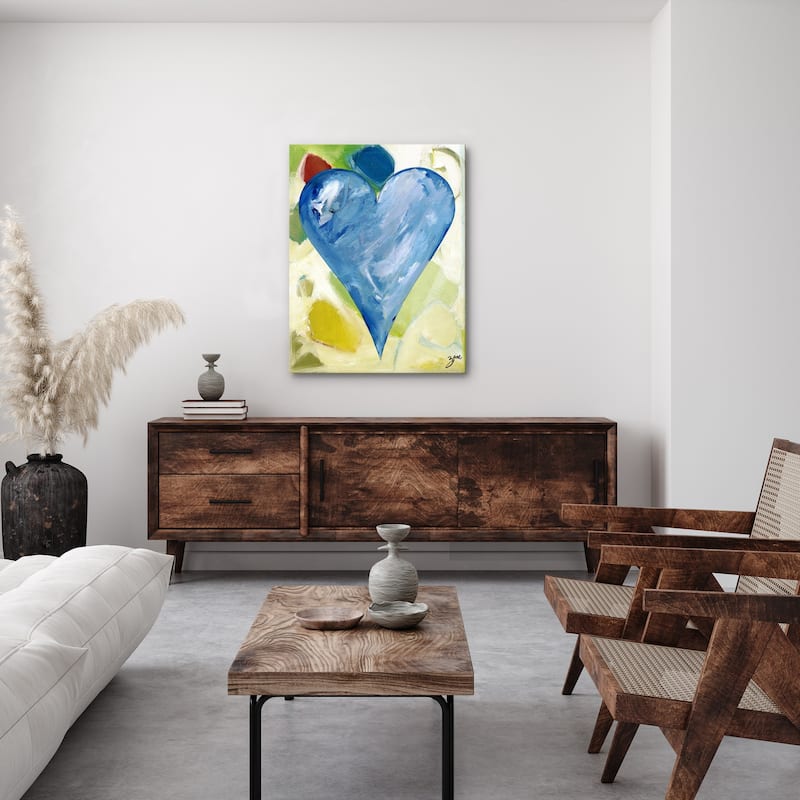 'Zurich' Heartwork Wrapped Canvas Wall Art