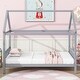 preview thumbnail 2 of 44, Twin Size Solid Wood House Frame Platform Bed, with Headboard and Footboard, with Underbed Storage Space, Minimalist Kids Bed
