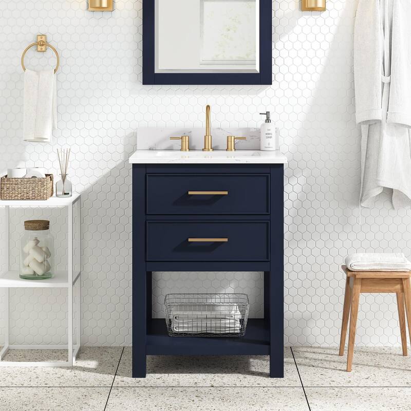 Avanity BROOKS-VS25-E Brooks 25" Free Standing Single Basin Vanity Set