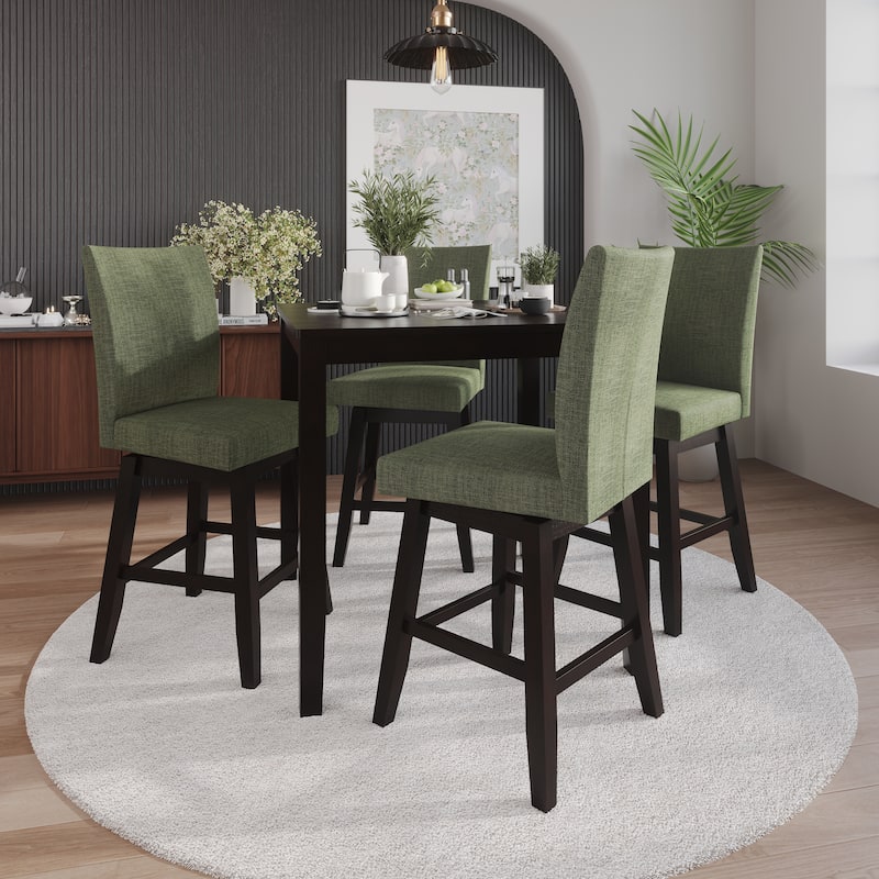 CraftPorch Minimalist Swivel Counter Dining Set