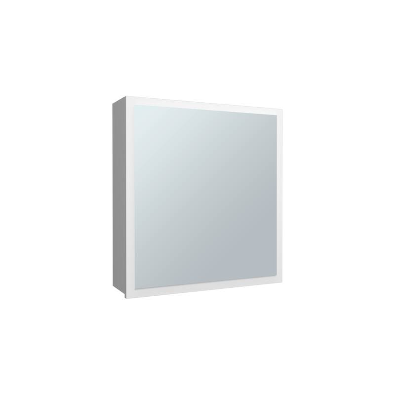 Medicine Cabinet with Mirror and 4 Shelves Wall Mounted Bathroom Storage