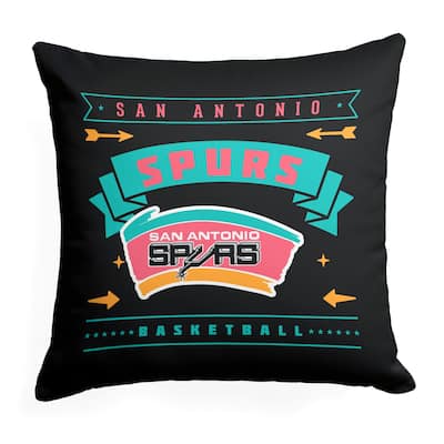 NBA San Antonio Spurs Hardwood Classic 18 Inch Throw Pillow