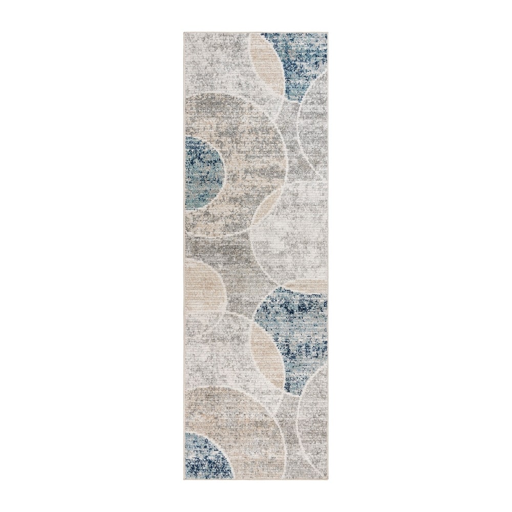 Gertmenian Winsor Modern Neutral Abstract Polypropylene Indoor Area Rug Collection