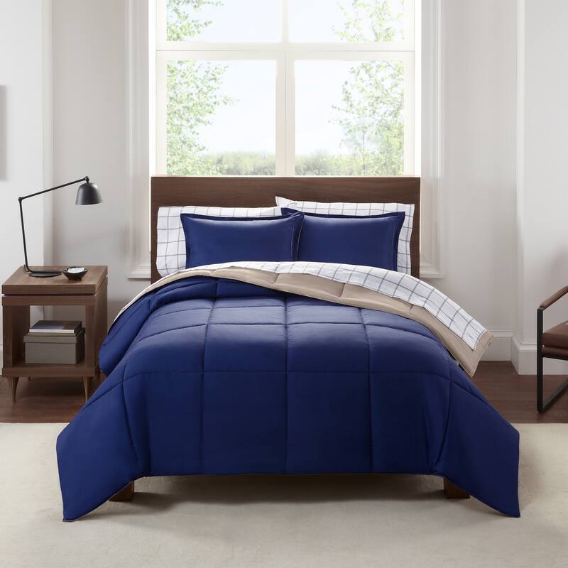 Serta Simply Clean Antimicrobial Reversible Bed in a Bag