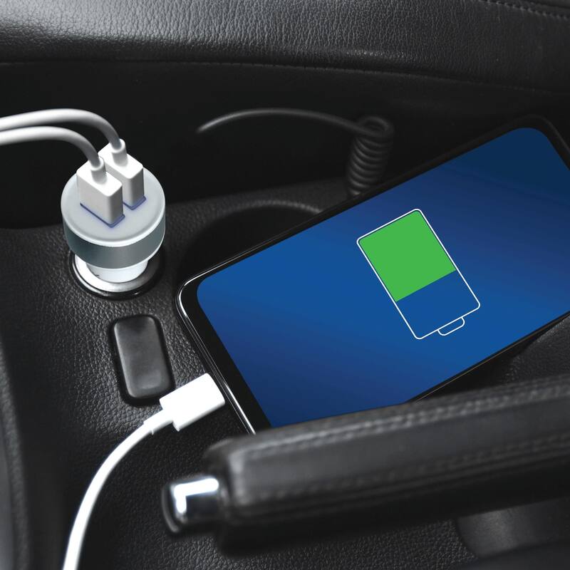 Xyst 2.4-Amp Dual USB Car Charger