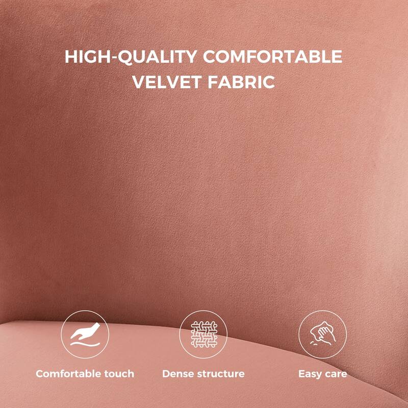 Celtia Modern Velvet Accent Side Chair with Nailhead Trim by HULALA HOME