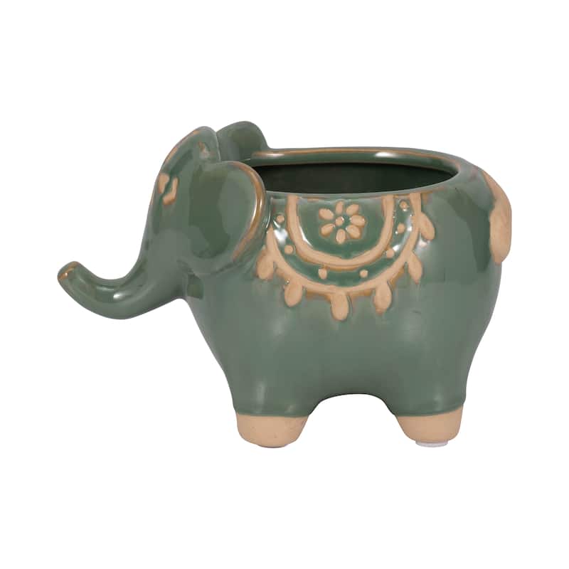 Sagebrook Home Planter, Novelty Animal Shape