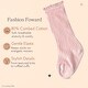 preview thumbnail 2 of 5, CozyWay Newborn Knee High Bow Socks, Mesh White Pink Cream, 3 pair
