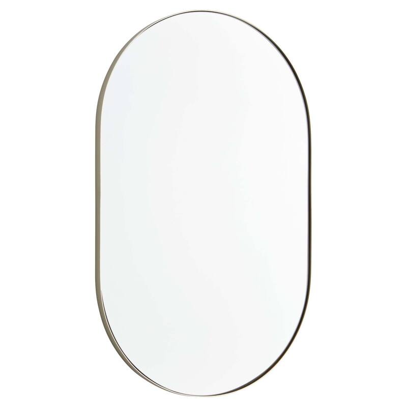 Quorum International 15-2032 Capsule 20" W x 32" H Modern Oval Metal - Silver