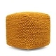 preview thumbnail 31 of 46, Stekar Boho Handcrafted Tufted Fabric Cube Pouf by Christopher Knight Home