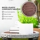 preview thumbnail 25 of 25, Outsunny 18" Outdoor Wicker Coffee Table, 2-Tier Patio Side Table with Storage