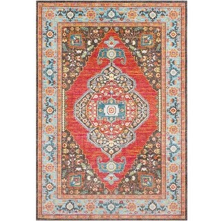 Medieval Red Rug 5'3