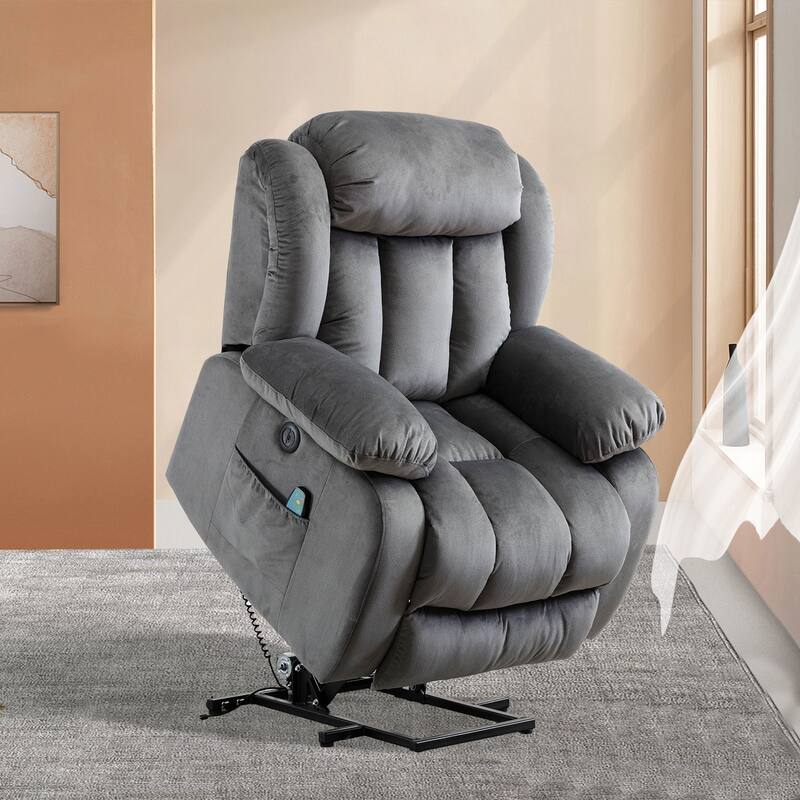 Heavy Duty Large Power Lift Recliner with Massage and Heating for Elderly