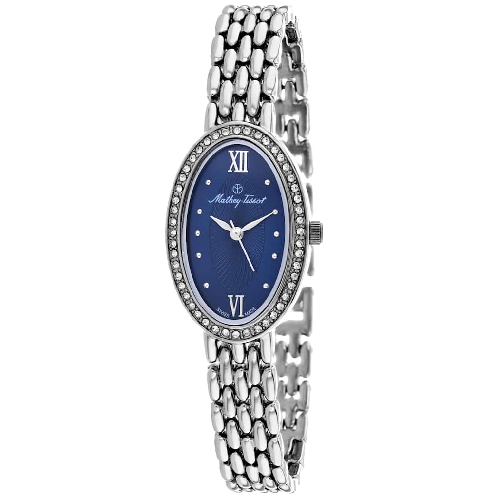Mathey Tissot Women's Fleury XVI Blue Dial Watch - FOO1ABU - 6 (36)