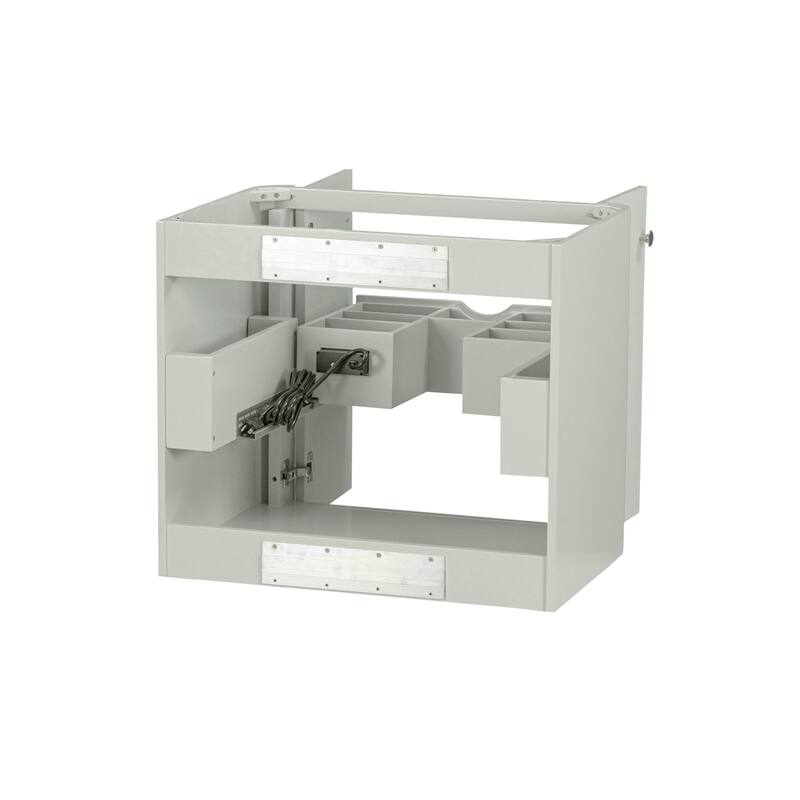 Haley Bathroom Vanity Only in Soft Sage with Dual Mount Option