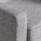 preview thumbnail 5 of 3, Roomfitters Mid-Century Accent Chair with Tufted Back and Tapered Wood Legs, Upholstered Armchair for Living Room, Light Gray