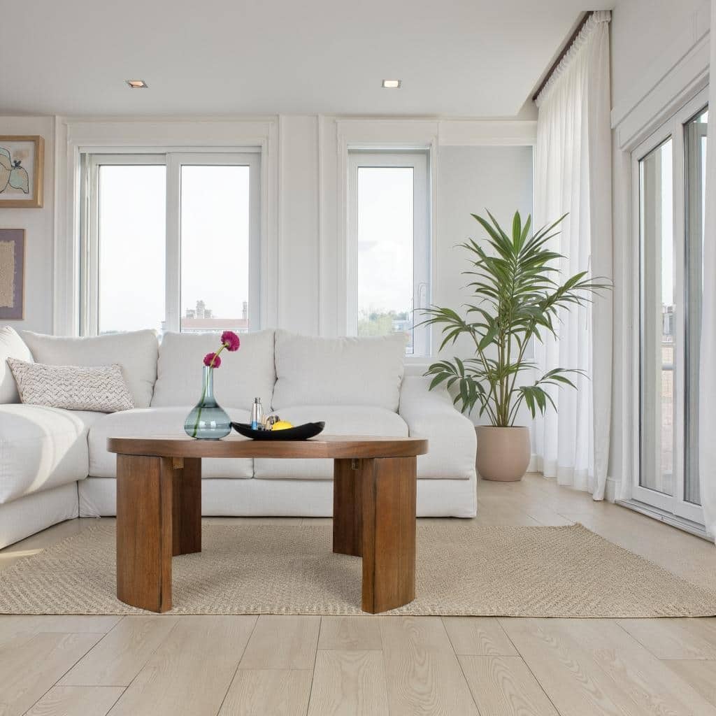 NPD Furniture Londyn 36" Round Coffee Table