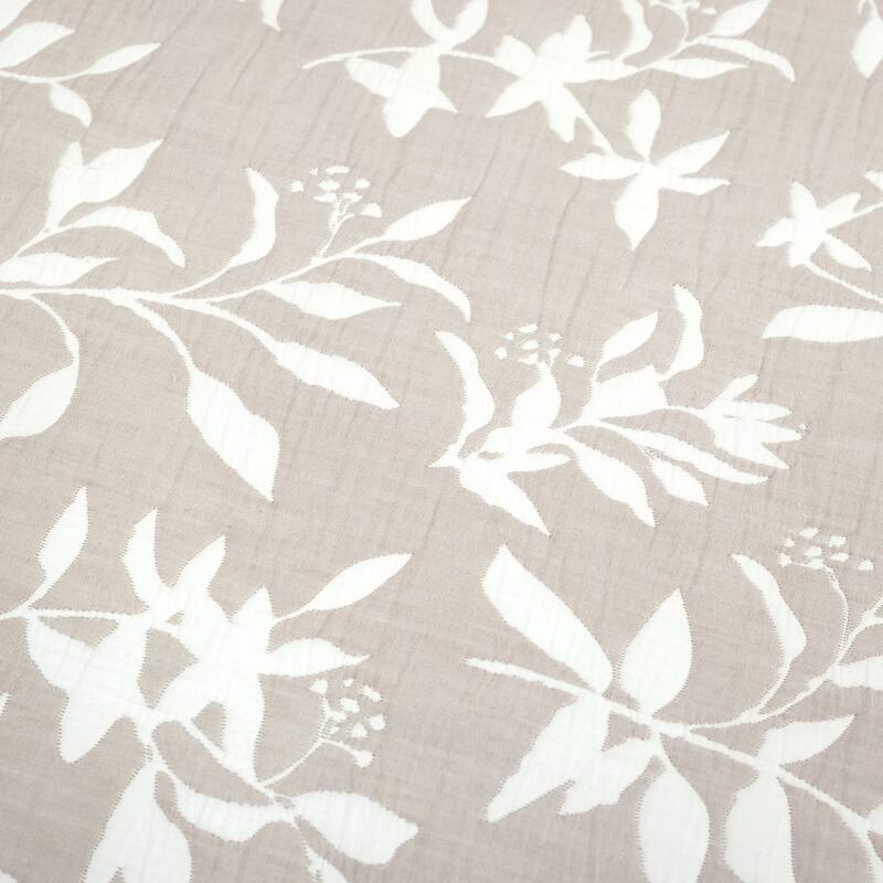 Lush Decor Floral Jacquard Reversible Soft Matelasse Quilt 3-Piece Set