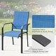 preview thumbnail 26 of 174, Patio Dining Set, Outdoor Dining Table and Chairs Set with Textilene Chairs, Adjustable Umbrella Hole for Garden, Backyard
