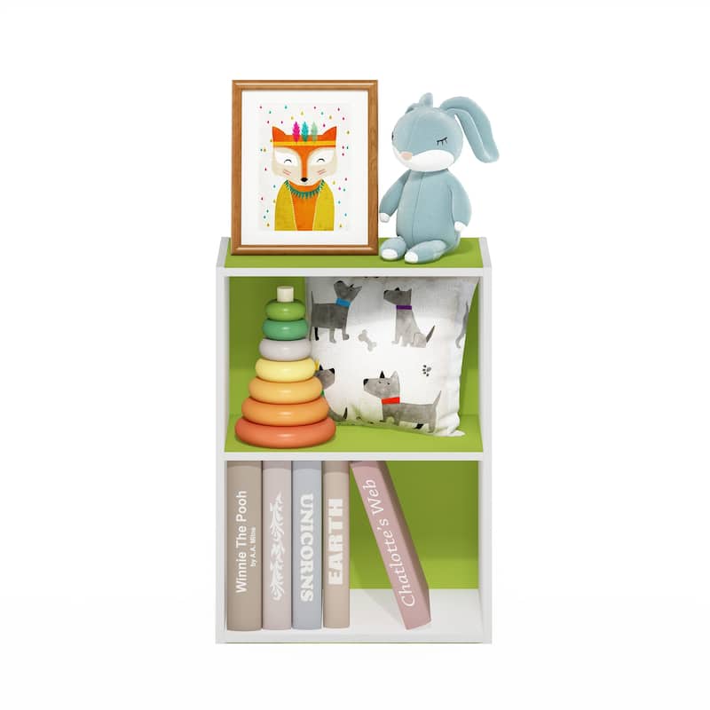 Furinno Luder 2-Tier Open Shelf Bookcase