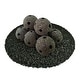 preview thumbnail 45 of 121, Ceramic Fire Balls for Indoor/ Outdoor Fire Pits or Fireplaces