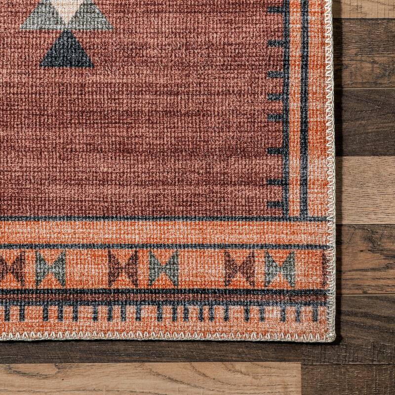 Nuloom Shenai SplashGuard Machine Washable Area Rug