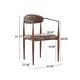 preview thumbnail 63 of 107, Modern Industrial Elmore Upholstered Dining Chairs (Set of 2) with Iron Frame by Christopher Knight Home