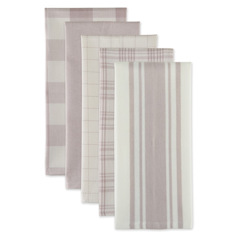 DII Asst Vintage Everyday Dishtowel (Set of 5)