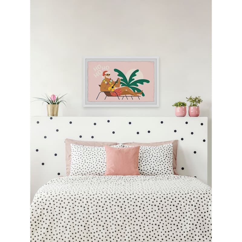 'Hawaiian Christmas' Framed Painting Print