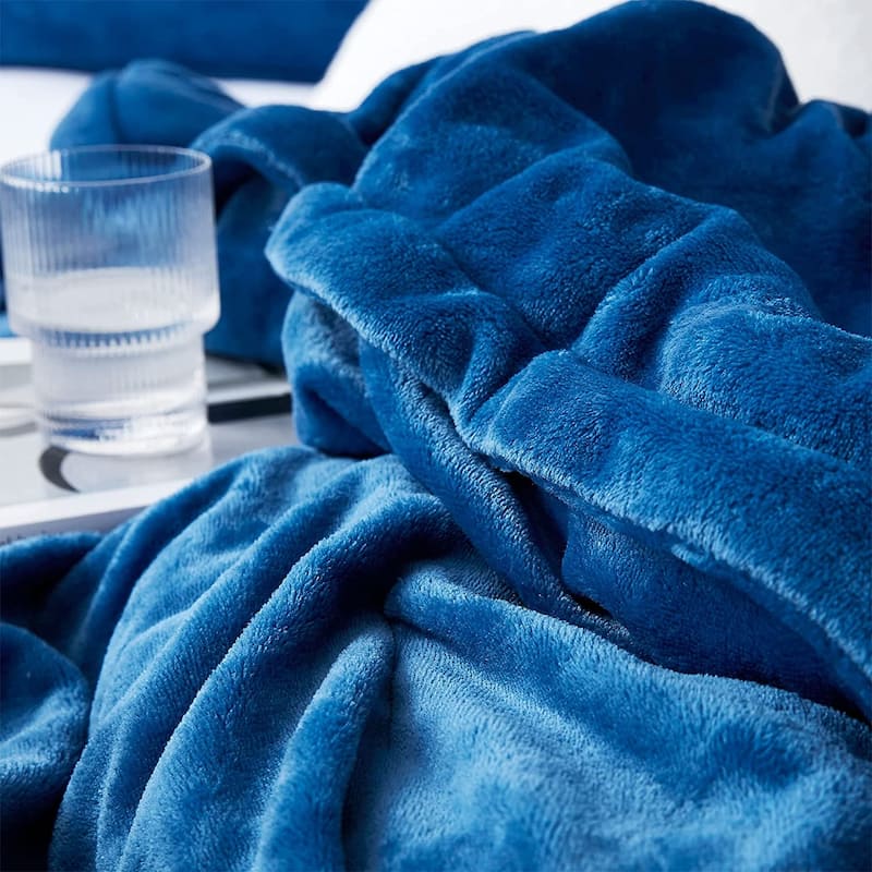 Touchy Feely - Coma Inducer® Oversized Comforter Set - Cuddly Blue