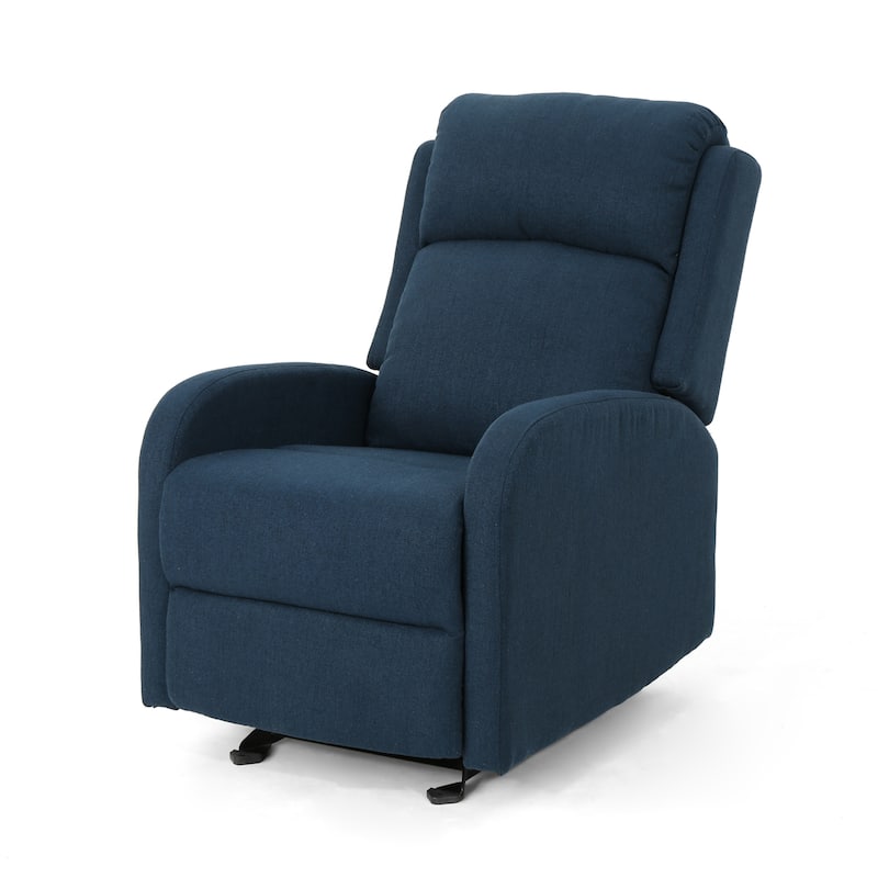 25" Wide Manual Rocker Recliner, High Back Leisure Chair for Living Room Upholstered Single Sofa Chair for Bedroom