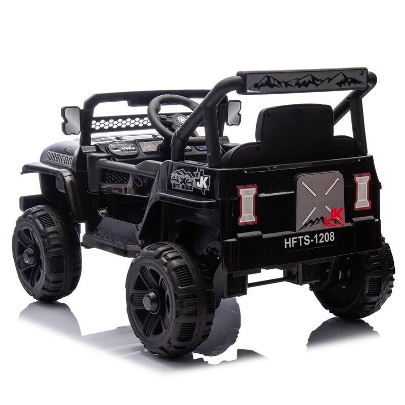 12V Ride-On Car for Kids 1-4 Years, Remote Control, Early Education, USB, MP3, and Bluetooth