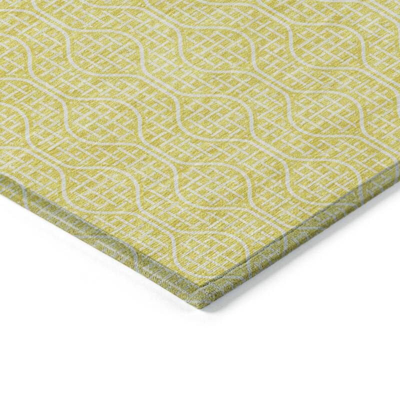 HomeRoots Geometric Transitional Rectangle Outdoor Rug