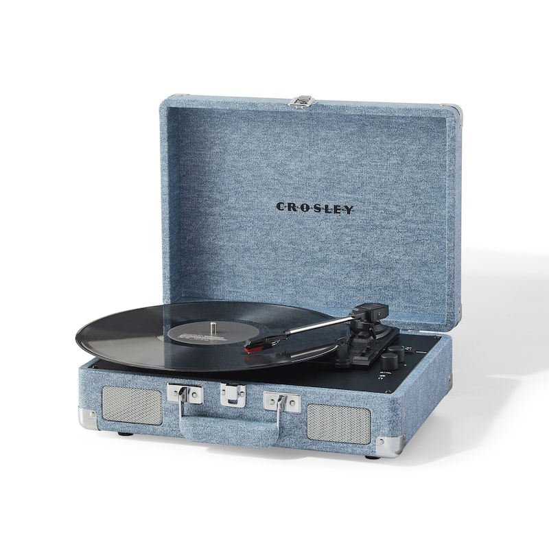 Crosley Cruiser Plus Record Player - Washed Blue