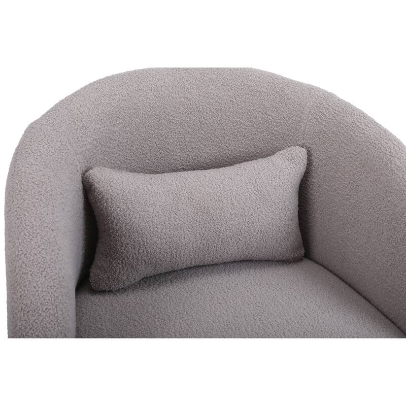 Modern 360 Degree Swivel Accent Chair Armchair, Comfy Velvet Barrel Chair for Living Room,Round Swivel Accent Chair Corner Chair