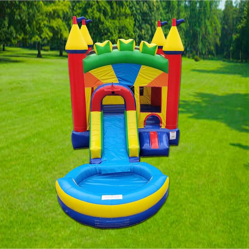 Jingo Jump Simi-Commercial Castle Combo - 26'L X 13'W X 15'H