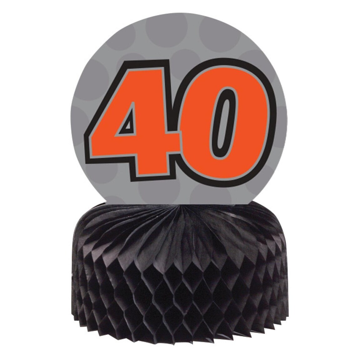 Shop Pack Of 18 Orange And Black Honeycomb Centerpiece Party Decorations 8 5 Overstock 16608813