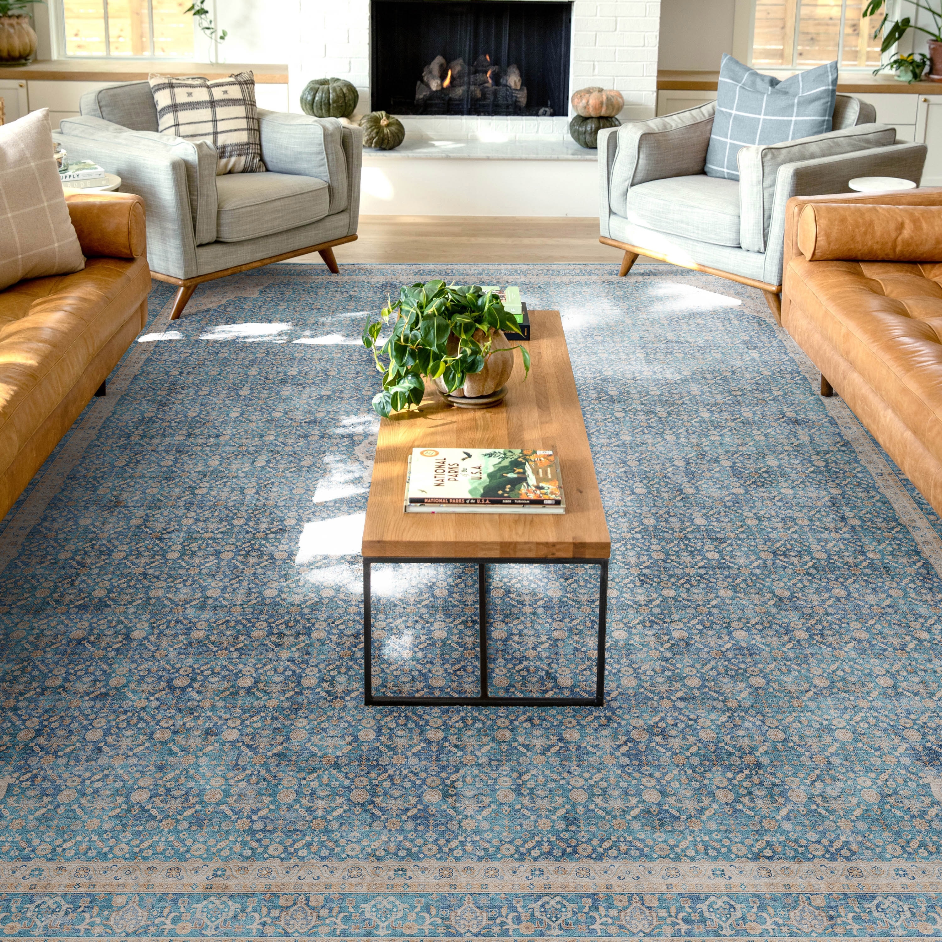 Well Woven Asha Lilith Persian Oriental Vintage Area Rug - On Sale