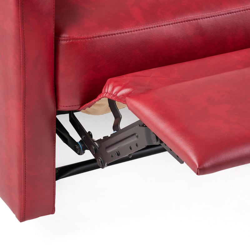 Contemporary Lever-Action Recliner Chair - Minimalist Upholstered Design with Smooth Lines
