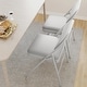 preview thumbnail 5 of 7, 4 Pack Folding Chairs with Padded Cushions, Padded Foldable Chair Hold Up to 350 Pounds