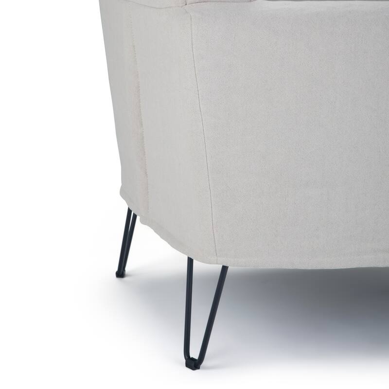 WYNDENHALL Edward 28 inch Wide Mid Century Modern Accent Chair - 28 x 30.3 x 33.1