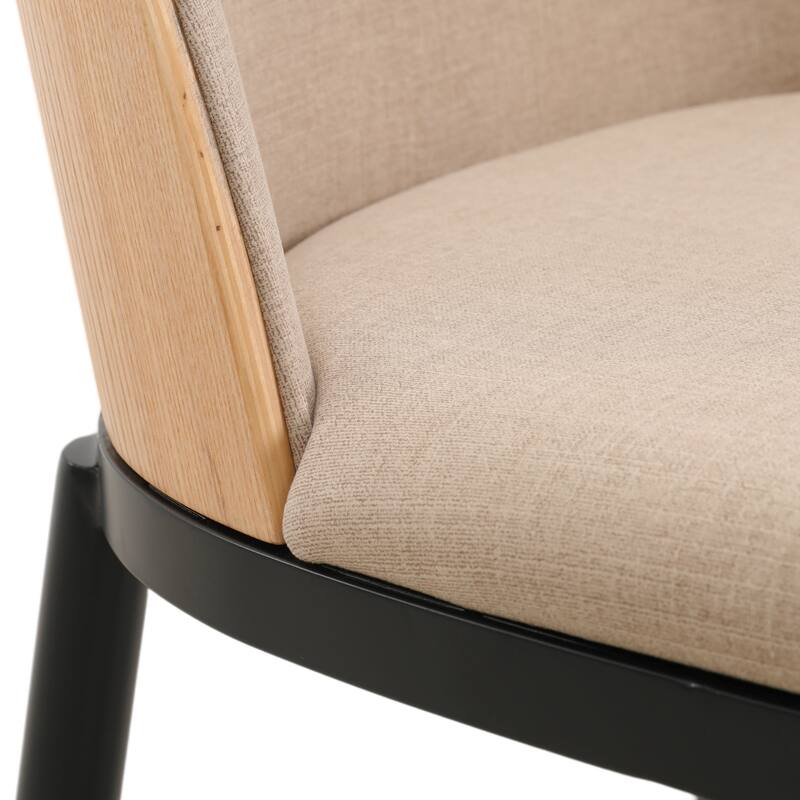 Zayle 7-Piece Dining Set 55-Inch Rectangular White Sintered Stone Dining Table and 6 Dining Side Chairs